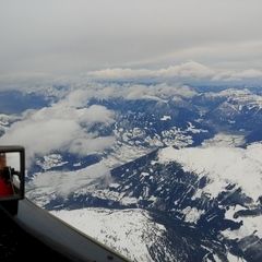 Flugwegposition um 10:32:27: Aufgenommen in der Nähe von Stummerberg, 6276 Stummerberg, Österreich in 4355 Meter